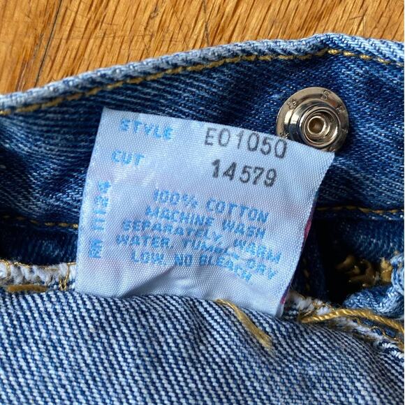 Vintage GUESS Denim Kids Skirt Made in USA 6y 100% Cotton Style E01050 - Picture 5 of 10